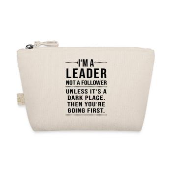 Im a leader not a follower - Bio-Täschchen - Natur - Vorne