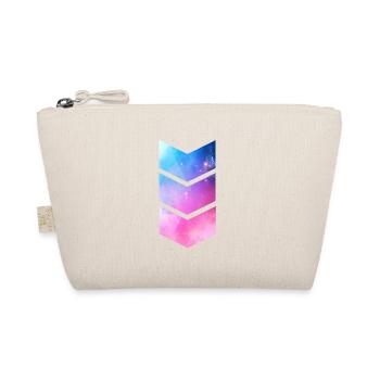 Glitzer und Glamour Pink Geschenk Geschenkidee - Bio-Täschchen - Natur - Vorne
