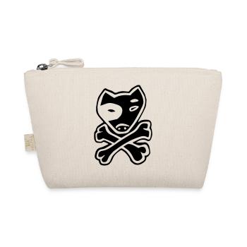 Pitbull chien crâne pirate - Trousse biologique - nature - Devant