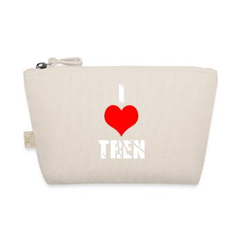 I love tren - Bio-Täschchen - Natur - Vorne