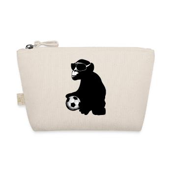 soccer monkey - Organic Pouch - nature - Front