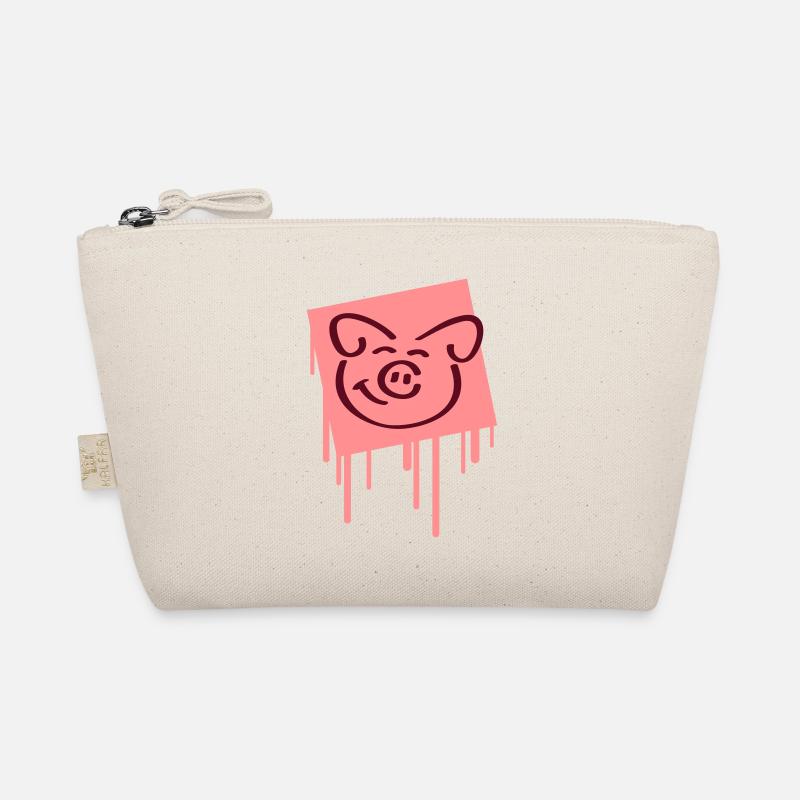 pig_face_graffiti_square Organic Pouch
