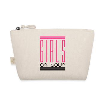 on tour unterwegs design wochenende weekend girls - Bio-Täschchen - Natur - Vorne