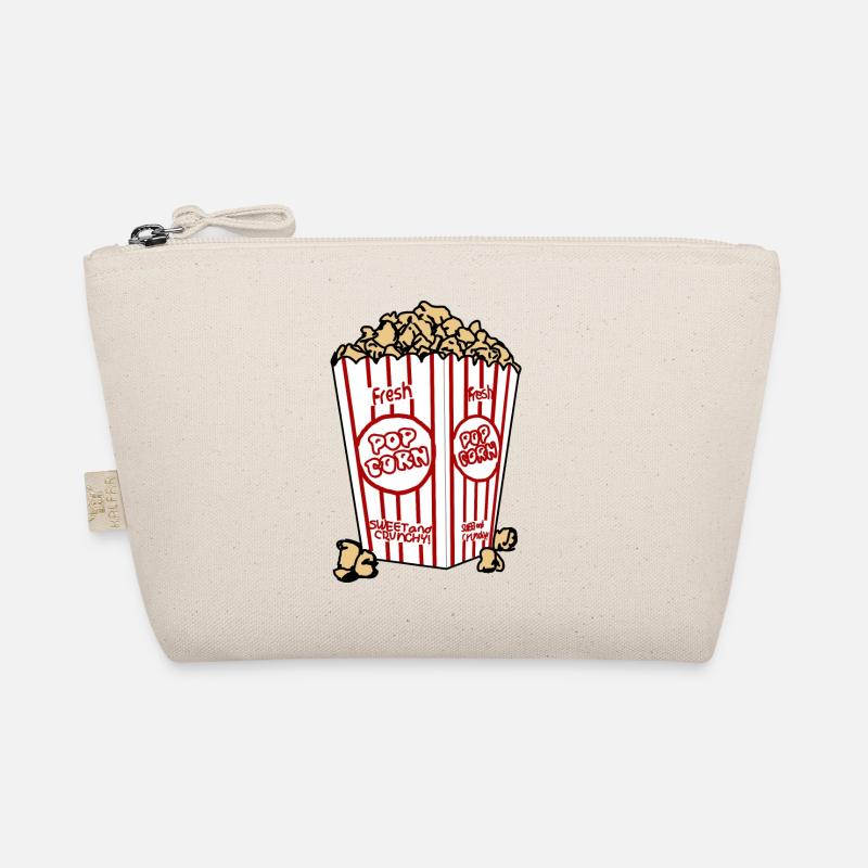 Popcorn-Becher - Bio-Täschchen - Natur