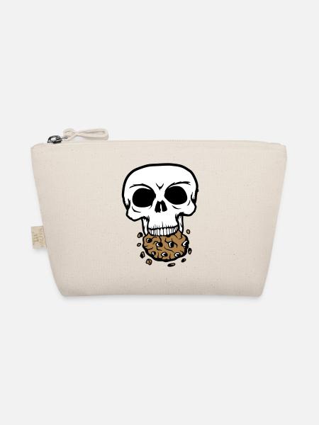 skull dead death die head bones skeleton dead - Organic Pouch - nature - Front