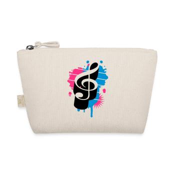 A clef as a graffiti - Organic Pouch - nature - Front