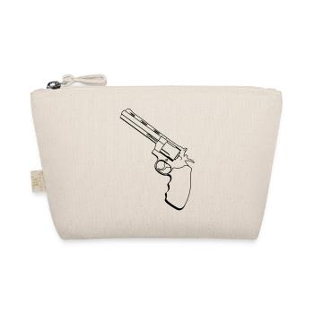 Revolver / Pistole - Bio-Täschchen - Natur - Vorne