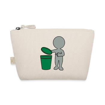 trashcan man 3c - Organic Pouch - nature - Front