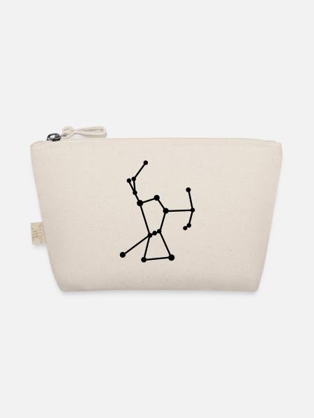 Orion - Glow in the dark - Organic Pouch - nature - Front
