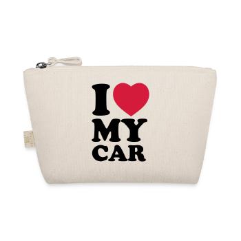 I love my car - Bio-Täschchen - Natur - Vorne
