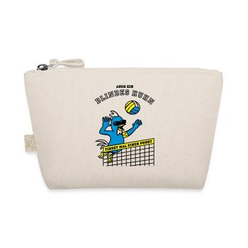 Blindes Huhn Volleyball - Bio-Täschchen - Natur - Vorne