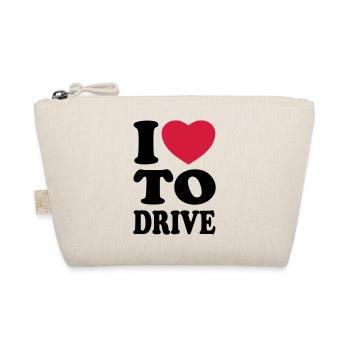 I love to drive - J'aime conduire - Trousse biologique - nature - Devant