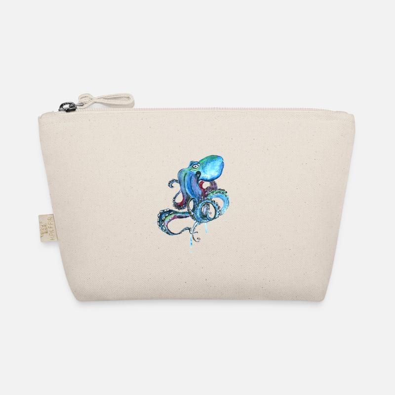 kraake octopus tentacal illu fish octopus ora Organic Pouch
