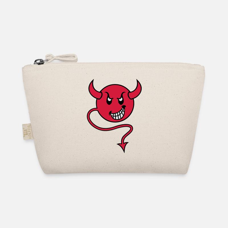 smilie devil red Bio-Täschchen
