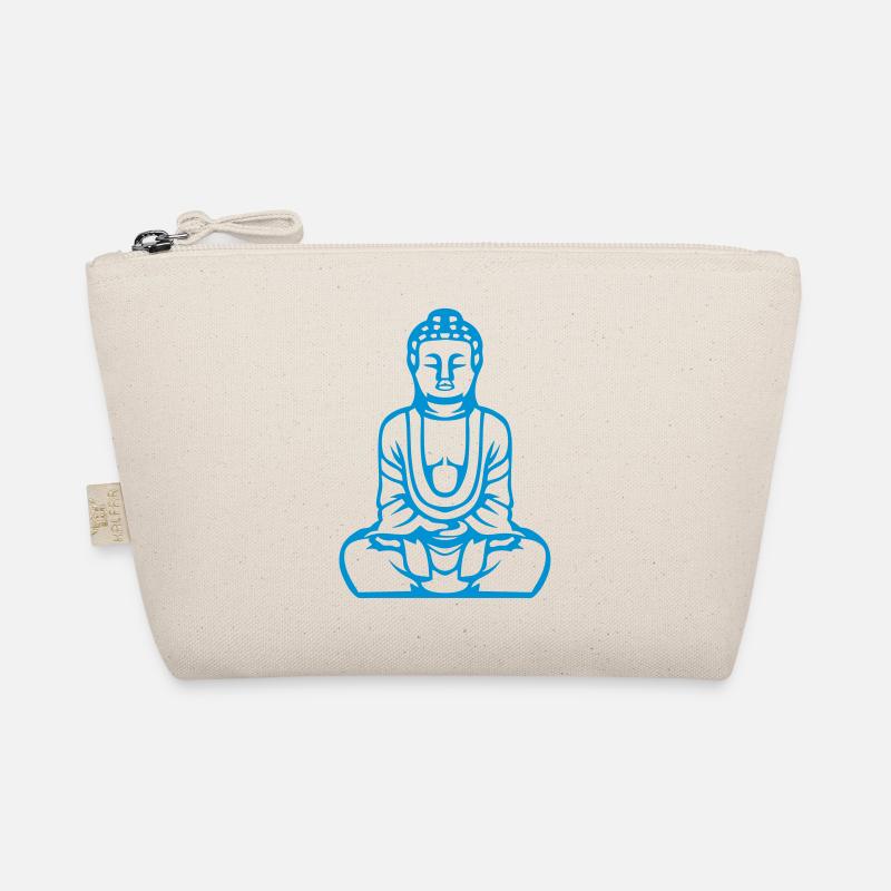 Buddha Budha Bouda - Bio-Täschchen - Natur