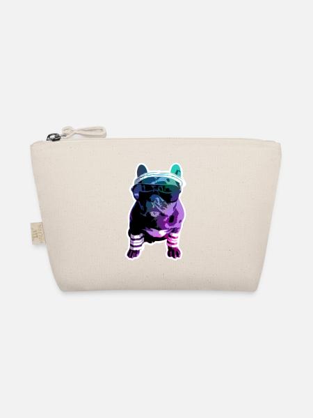 Hipster-Dogge - Bio-Täschchen - Natur