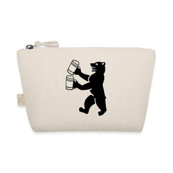 ours de Berlin allemand bière humour drôle - Trousse biologique - nature - Devant