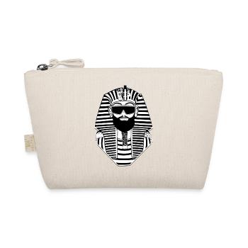 Pharaoh Sunglasses - Egypt Sphinx - Organic Pouch - nature - Front