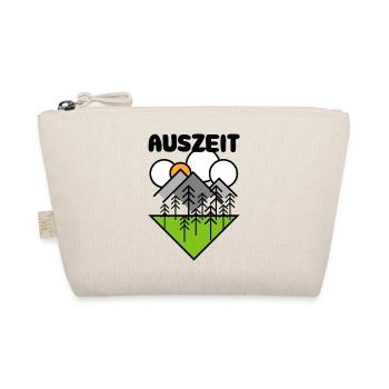 time-out nature camp camper camping landscape icon - Organic Pouch - nature - Front