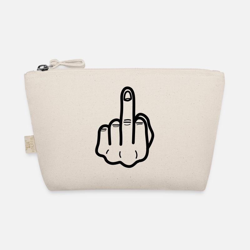 middlefinger Mittelfinger Bio-Täschchen