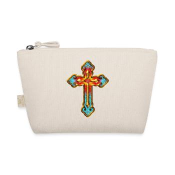 Cross Christian Church Jesus God Religious Belief - Organic Pouch - nature - Front
