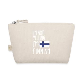 I'm Not Yelling I'm Finnish - Organic Pouch - nature - Front