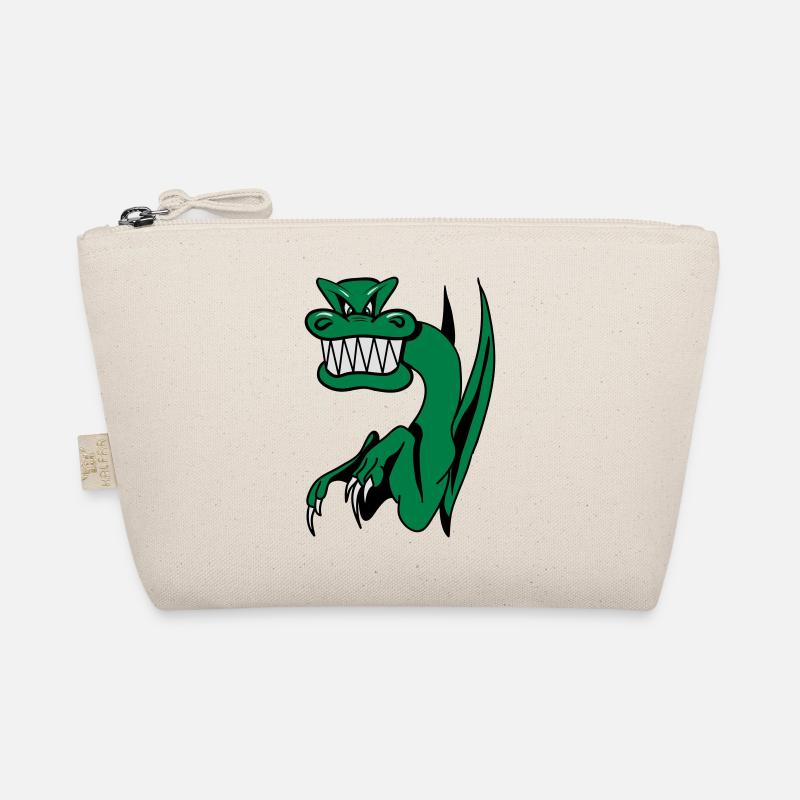 Drache miee laune böse witzig Cool Comic Bio-Täschchen