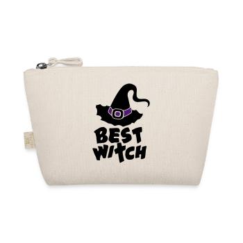 Best Witch, Witchcraft, Halloween, Magic, Hat - Trousse biologique - nature - Devant