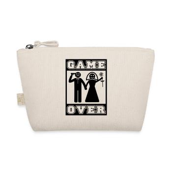 Game Over Heiraten - Bio-Täschchen - Natur - Vorne