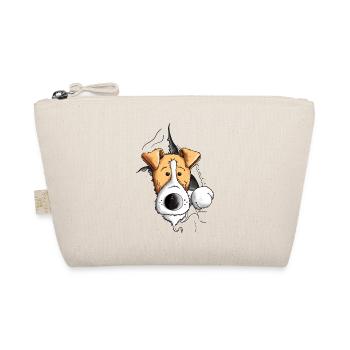 Finn der Foxterrier - Bio-Täschchen - Natur - Vorne