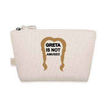 "Greta" is not amused. Auto, Diesel, Klima, USA - Bio-Täschchen - Natur - Vorne