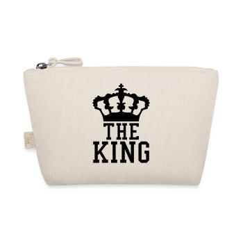 the king krone design text logo cool - Bio-Täschchen - Natur - Vorne