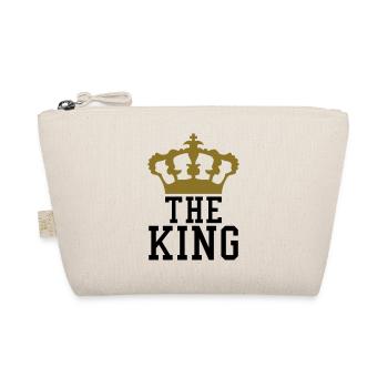 the king krone design text logo cool - Bio-Täschchen - Natur - Vorne