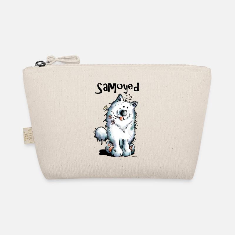 Drôle et mignon Samoyède Chien Trousse biologique