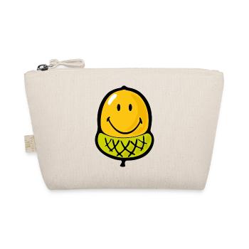 Smiley Acorn - Organic Pouch - nature - Front