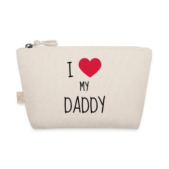 Dad - Daddy - Papa - Baby - Birth - Father - Vati - Organic Pouch - nature - Front