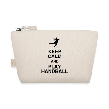 Handball Handballer Sport Sportler Spieler - Bio-Täschchen - Natur - Vorne