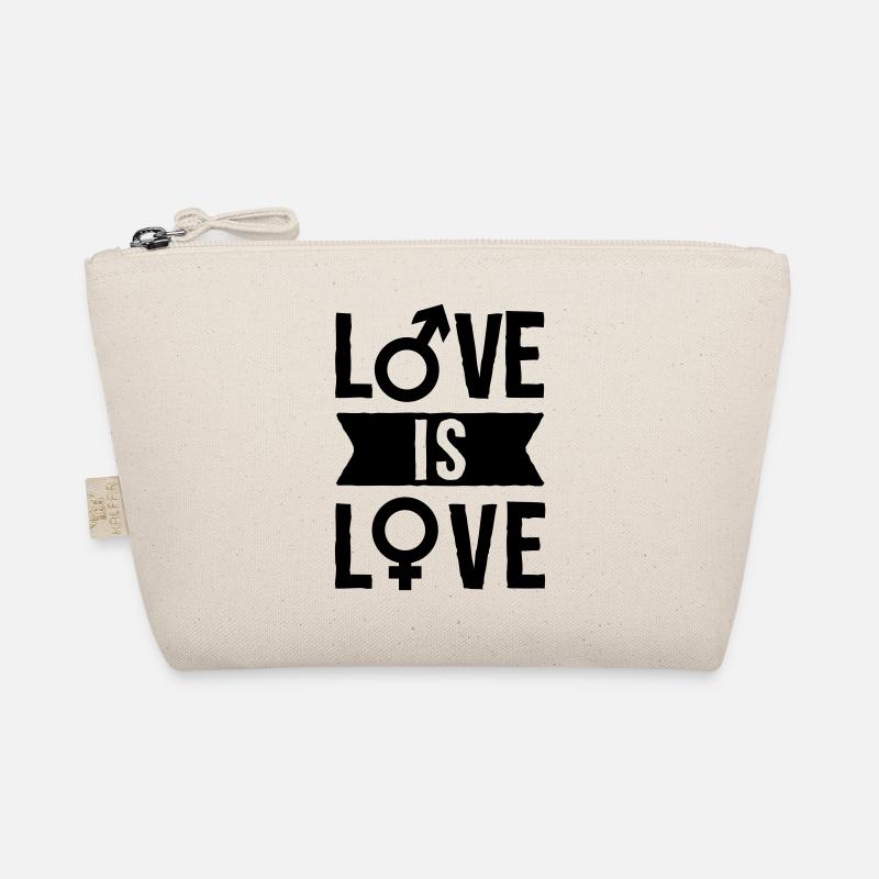 Love is love Bio-Täschchen