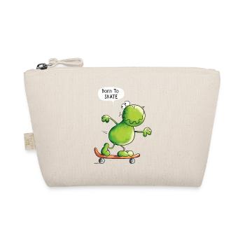Born To Skate Frosch - Bio-Täschchen - Natur - Vorne