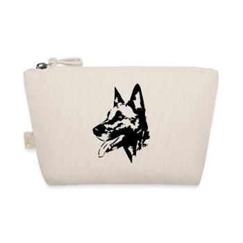 Tête malinoise - Trousse biologique - nature - Devant