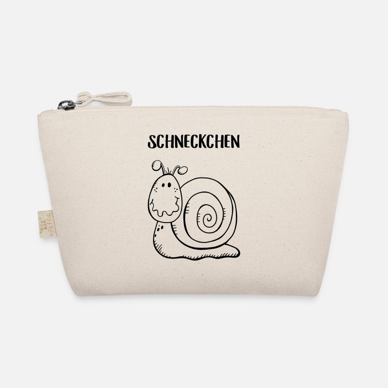 Schneckchen - Schnecke - Schnecken - Schneckenhaus - Bio-Täschchen - Natur