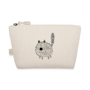 Drôle Chat dessin animé - Cadeau - Trousse biologique - nature - Devant