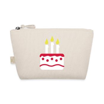 Gâteau d'anniversaire - Trousse biologique - nature - Devant