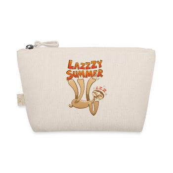 Sleepy sloth yawning and enjoying a lazy summer - Organic Pouch - nature - Front