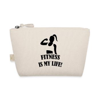 fitness_is_my_life_01 - Organic Pouch - nature - Front
