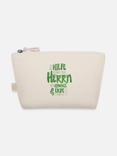 Meine Hilfe Kommt Vom Herrn - Bio-Täschchen - Natur - Vorne