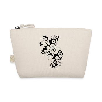 stylized flower branch - Organic Pouch - nature - Front