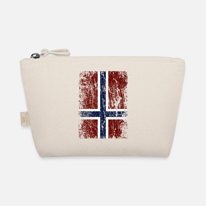 Drapeau norvégien à la verticale (foncé) Trousse biologique