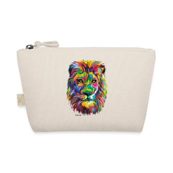 PD Moreno Colorful Lion - Organic Pouch - nature - Front