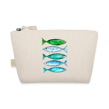 green marine fish - Organic Pouch - nature - Front